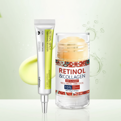 Combo Retinol Coreano Rosto e Pescoço + Brinde Exclusivo